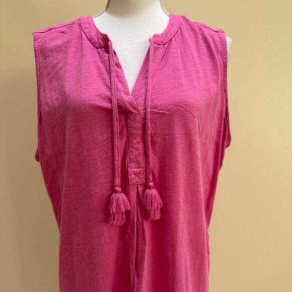 Vineyard Vines Sleeveless Surfside Pink Cover-Up - Picture 2 of 8